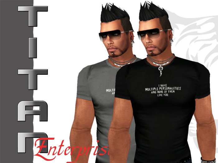 [TE] Mult Personality Blk & Gray