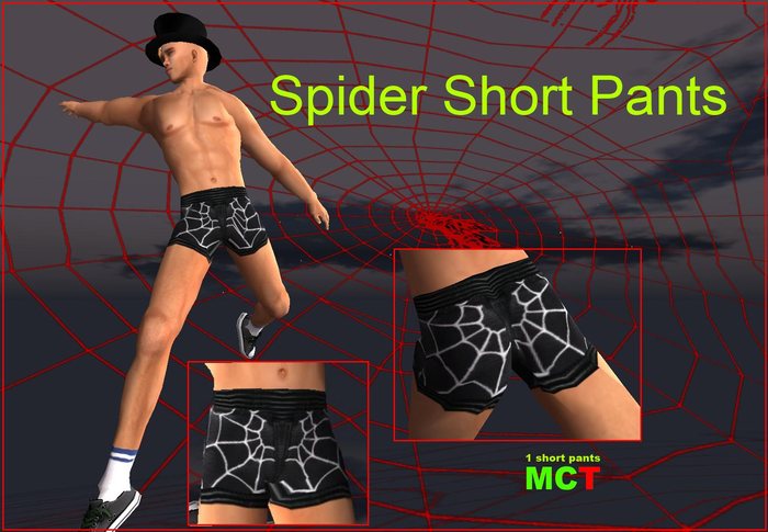 Spider Short Pants