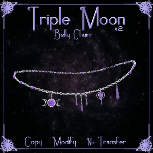 :*:CPD:*: Triple Moon v2 Belly Chain