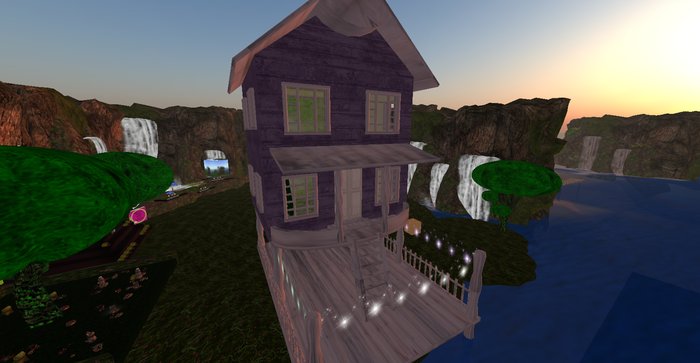 WHIMSY's PRETTY purple BEACH COTTAGE