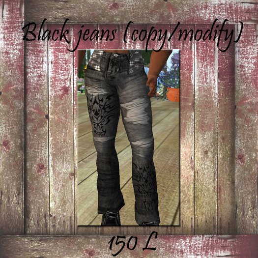 Black Jeans male