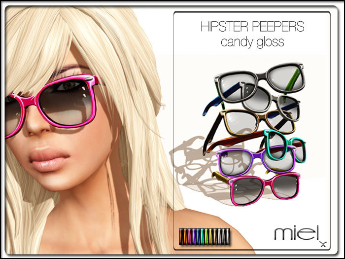 MIEL HIPSTER PEEPERS - candy gloss