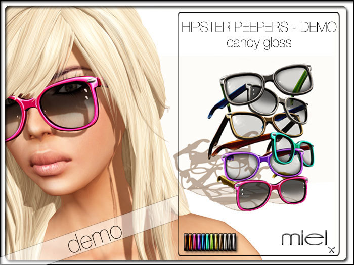 MIEL HIPSTER PEEPERS - candy gloss DEMO