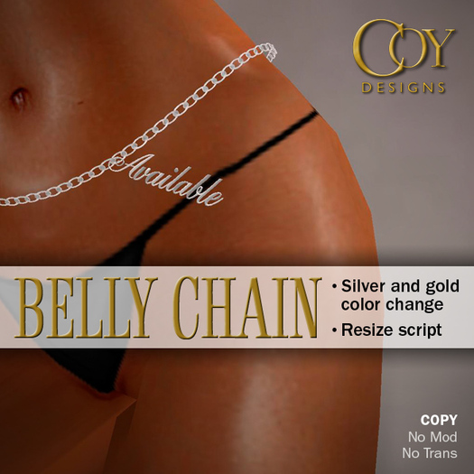 ****COY - Belly Chain - Available