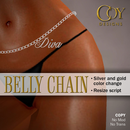 ****COY - Belly Chain - Diva