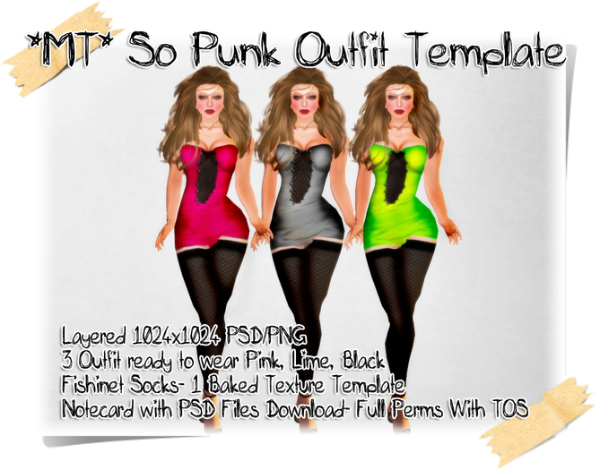SALES *MT* So Punk Outfit Template