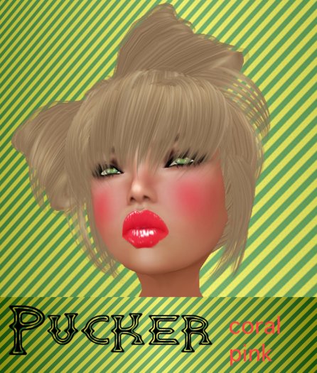 Pucker Lips And Blush In Coral