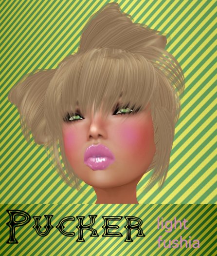 Pucker Lips And Blush In Light Fushia