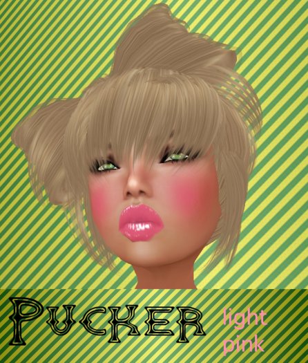 Pucker Lips And Blush In Light Pink