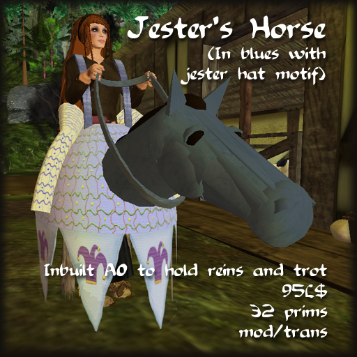 ~SWAN~ Jester Horse (Blue)
