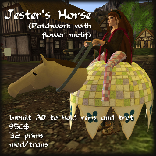 ~SWAN~ Jester Horse (Patchwork)