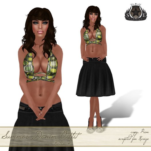 [SE*Designz] Summer Denim Outfit - Retro