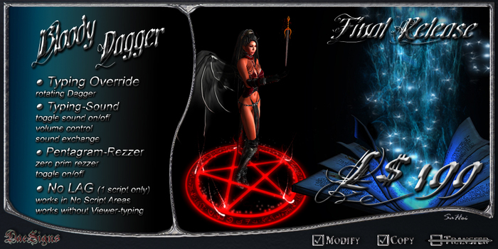 *DS* NEW Bloody Dagger (box)