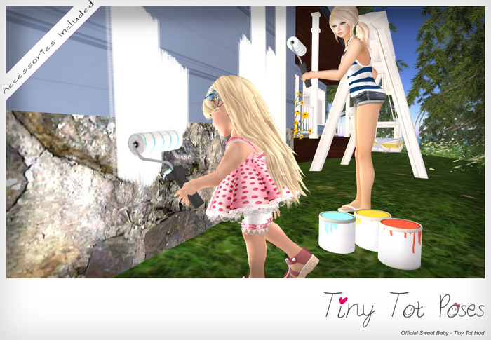 ** Tiny Tot Poses ** - 022 "Painters"
