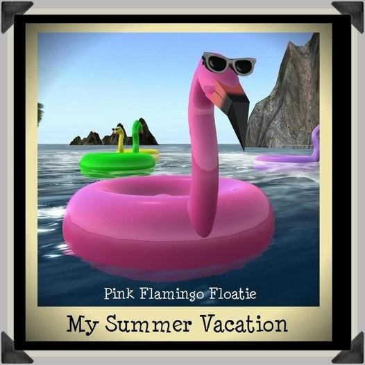 Vacationing Flamingo Pool Floatie - PINK (Boxed)