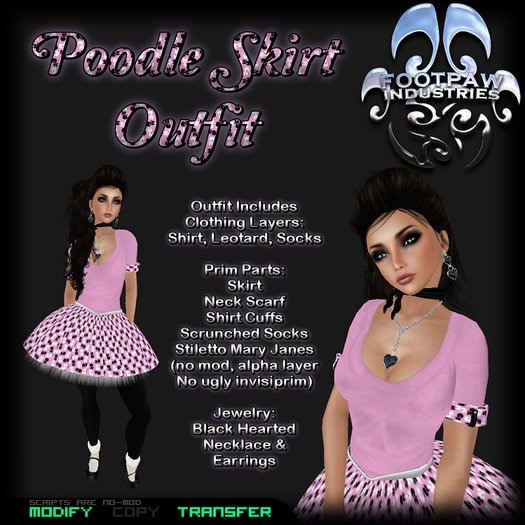 [FPI] Poodle Skirt Outfit