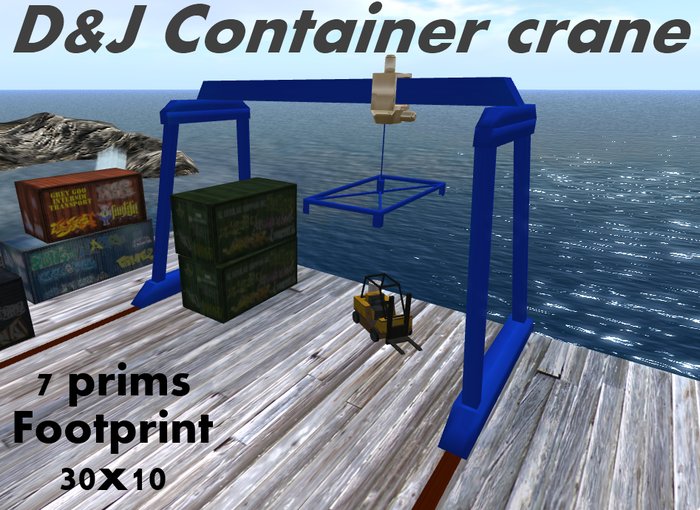 D&J Container crane (boxed)