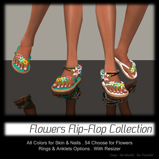 - MPP - Flowers FlipFlop - FatPack