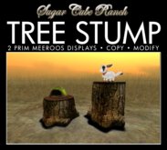 Tree Stump Meeroos Display by Sugar Cube Ranch