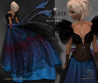 Ecarlate - Bou - Dress Gown Formal - Bleu / Robe