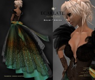 Ecarlate - Bou - Dress Gown Formal - Green / Robe
