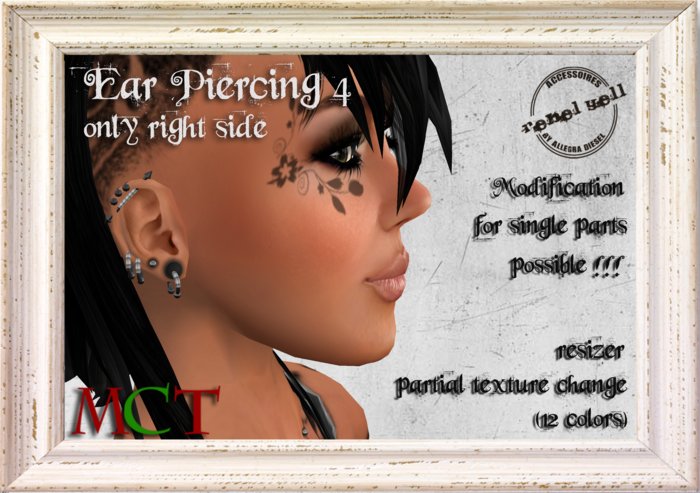 ::Rebel Yell:: - Piercing Ear 4 (right ear)