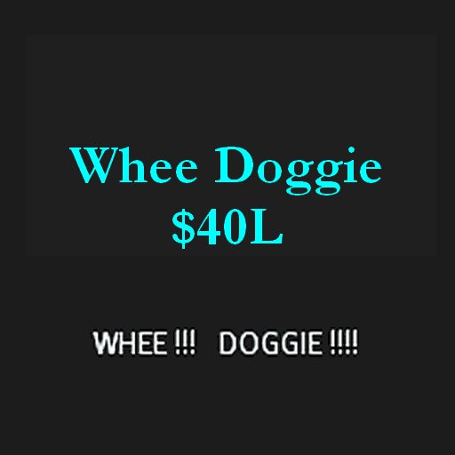 Sound Effects - Whee Doggie Gesture Boxed
