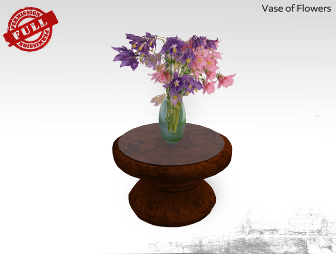 FULL PERM Vase of Flowers