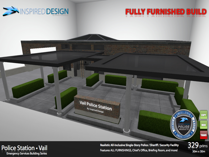 Inspired Design - Vail Police Station / Department - FULLY FURNISHED