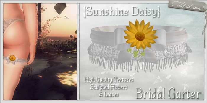 {O} Sunshine Daisy Garter