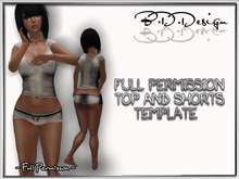 .::B.D.D::. FULL PERM top and shorts