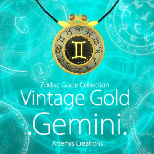 [A] Vintage Gold .Gemini.