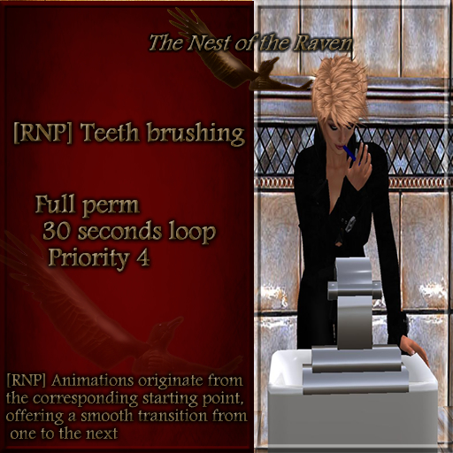 [RNP] Teeth brushing_Full Perm Bathroom Animation