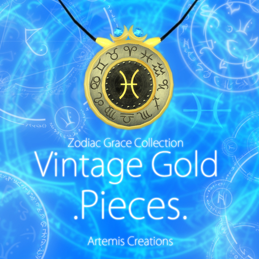 [A] Vintage Gold .Pieces.