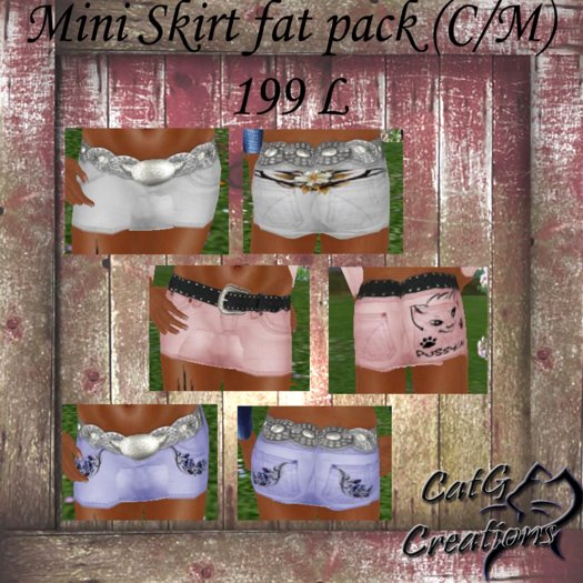 Fat Pack Mini Skirts