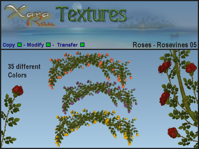 XR Textures - Flowers - Roses - Rosevines 05