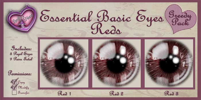 .:LH:. Essential Eyes Reds Greedy Pack