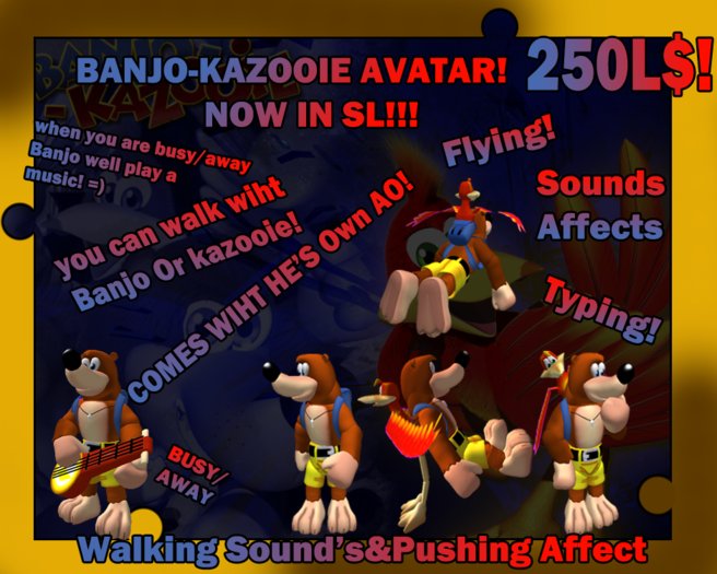 [KD] Banjo-Kazooie Avatar