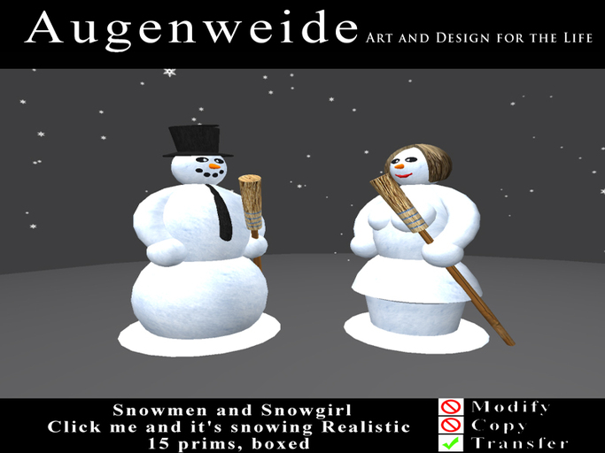 Augenweide Snowmen "Pair " (T)