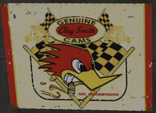 Clay smith vintage sign
