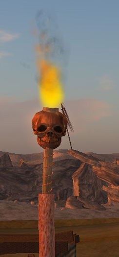 Mutant tribal burning Lamp