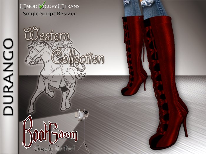 Bootgasm Durango Cowboy Boots Red