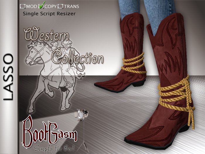 Bootgasm Lasso Cowboy Boots Red