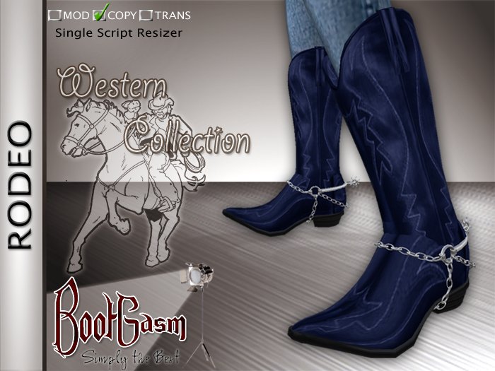 Bootgasm Rodeo Cowboy Boots Blue