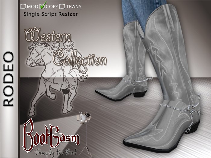 Bootgasm Rodeo Cowboy Boots Grey