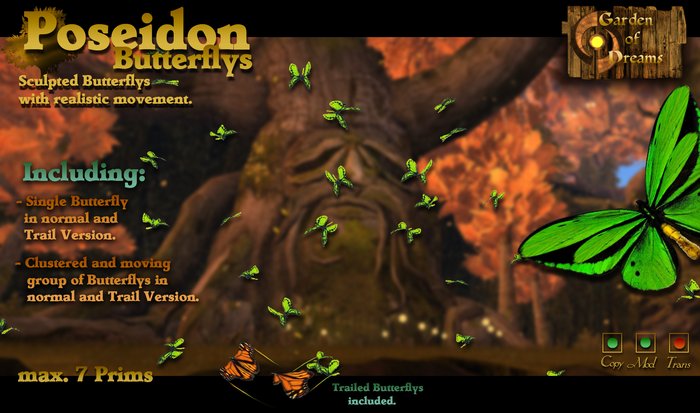 ~*GOD*~ Poseidon Butterflys
