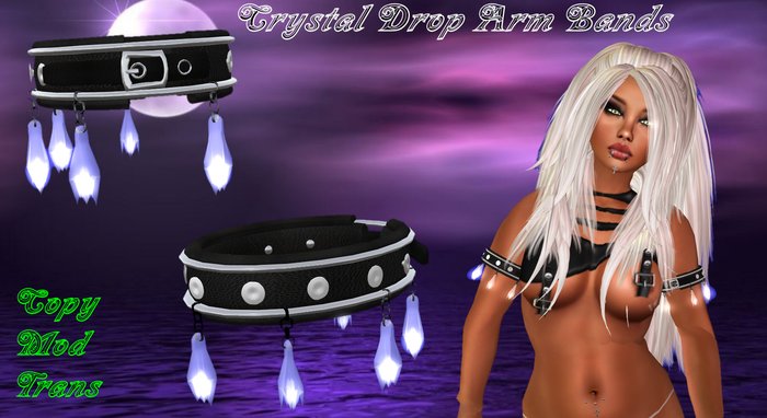 Crystal Drop Arm Bands