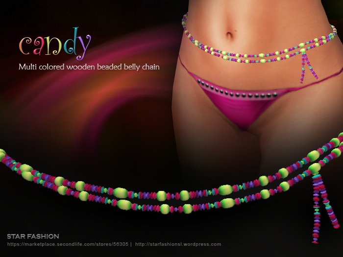 StarFashion Candy  BellyChain