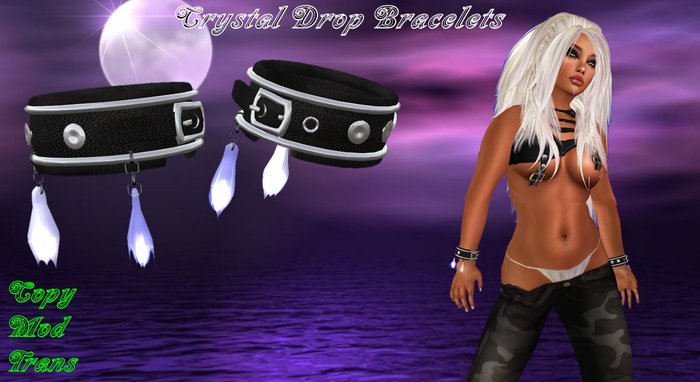 Crystal Drop Bracelets