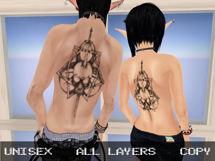 Tattoo: Skull Sword